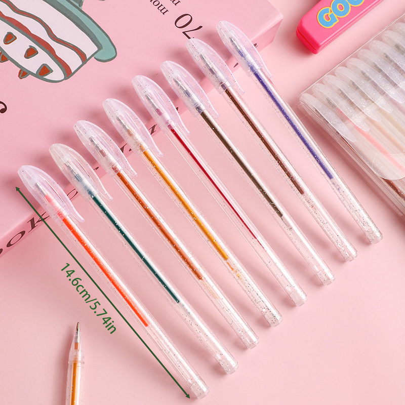 ชุดปากกาเจลกลิตเตอร์พิเศษ 8/12 - Highlighter Set Pastel บทวิจารณ์และราคา