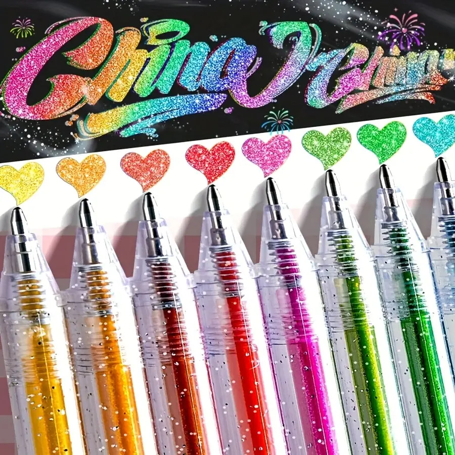 ชุดปากกาเจลกลิตเตอร์พิเศษ 8/12 - Highlighter Set Pastel บทวิจารณ์และราคา