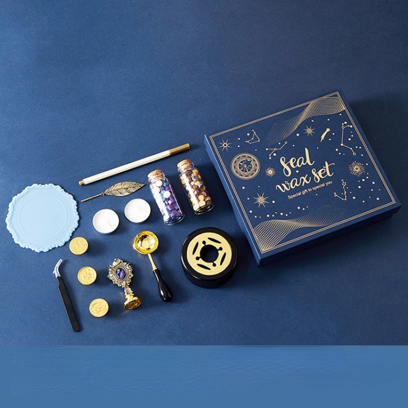 ชุดตราประทับเคลือบแลคเกอร์ลายด - Wax Seal Stamp Kit บทวิจารณ์และราคา