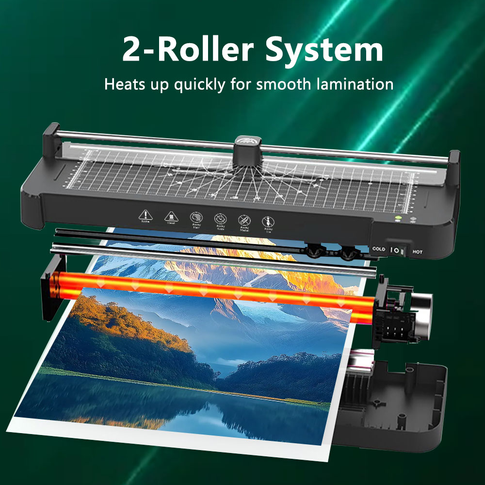 เครื่องเคลือบพลาสติกแบบร้อน/เย - Document Laminator Pouch บทวิจารณ์และราคา