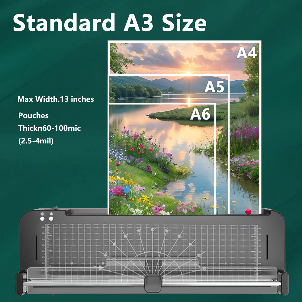เครื่องเคลือบพลาสติกแบบร้อน/เย - Document Laminator Pouch บทวิจารณ์และราคา