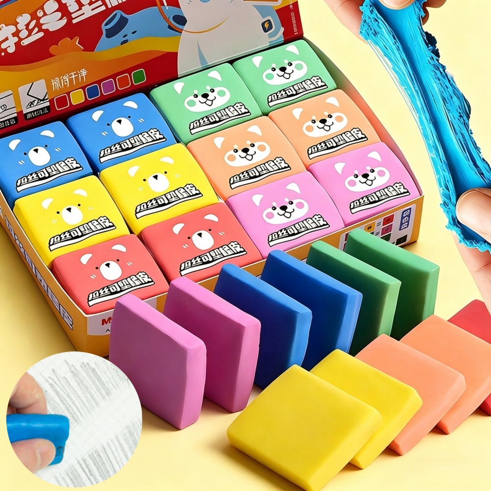 ยางลบ M&G แบบนุ่มหลากสี ยางลบแ - Rubber Eraser Kneaded บทวิจารณ์และราคา